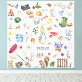 personalisiertes Peter Leinwanddruck (Insitu (Holzboden))