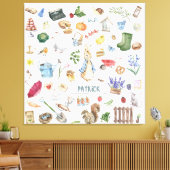 personalisiertes Peter Leinwanddruck (Insitu (Wohnzimmer))