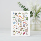 personalisiertes Peter Postkarte (Stehend Vorderseite)