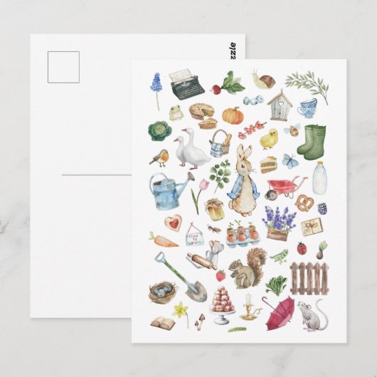 personalisiertes Peter Postkarte (Vorne/Hinten)