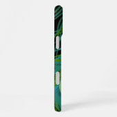 Personalisiertes Pfauenfedern-iPhone-Case iPhone Hülle (Rechte Seite)