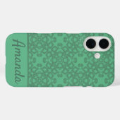 Personalisiertes Pfeffergrün Case-Mate iPhone Hülle (Rückseite (Horizontal))