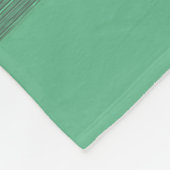 Personalisiertes Pfeffergrün Fleecedecke (Ecke)