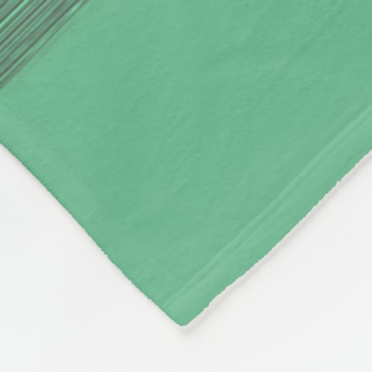 Personalisiertes Pfeffergrün Fleecedecke (Ecke)