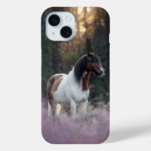 Personalisiertes Pferd Foto iPhone 15 Fall Case-Mate iPhone Hülle (Rückseite)