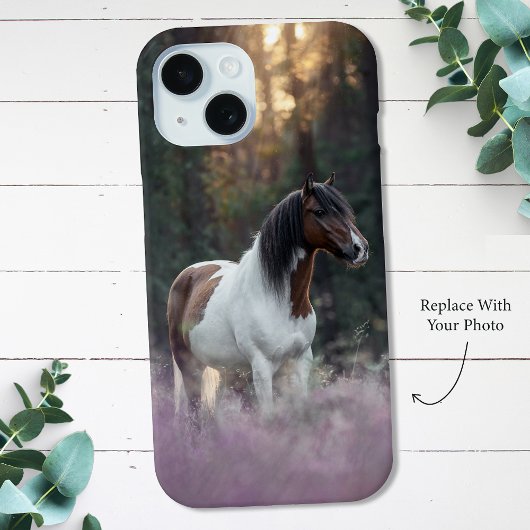 Personalisiertes Pferd Foto iPhone 15 Fall Case-Mate iPhone Hülle