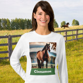 Personalisiertes Pferd-Foto kreieren Sie Ihr eigen T-Shirt