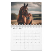 Personalisiertes Pferd Fotos Jahr für sich Kalender (Feb 2026)
