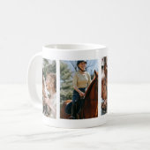 Personalisiertes Pferd Girl Kaffeetasse (Vorderseite Links)