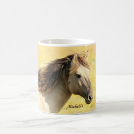 Personalisiertes Pferd Kaffeetasse