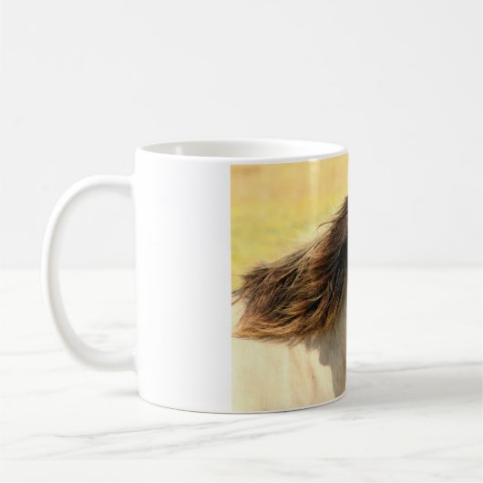 Personalisiertes Pferd Kaffeetasse (Links)