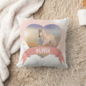 Personalisiertes Pferd Kissen (Decke)