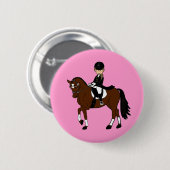 Personalisiertes Pferd- und Reitzubehör Button (Vorne & Hinten)