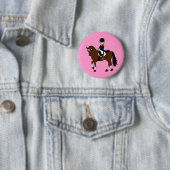Personalisiertes Pferd- und Reitzubehör Button (Beispiel)
