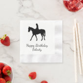 Personalisiertes Pferdchen Serviette (Beispiel)