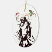 Personalisiertes Pferde-und Keramik Ornament (Links)