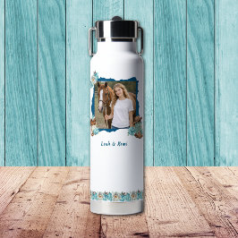Personalisiertes Pferdefoto-Wasserflaschendesign Trinkflasche