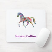 Personalisiertes Pferdeschlitten Mousepad (Mit Mouse)
