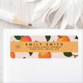 Personalisiertes Pfirsichmuster Niedliche Pfirsich (Insitu)