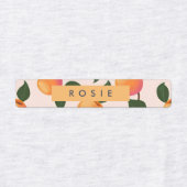 Personalisiertes Pfirsichmuster Niedliche Pfirsich Etiketten (Design 1)