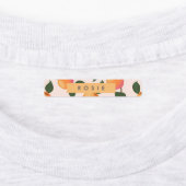 Personalisiertes Pfirsichmuster Niedliche Pfirsich Etiketten (Befestigt)