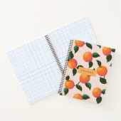 Personalisiertes Pfirsichmuster Niedliche Pfirsich Notizblock (Innenseite)