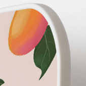 Personalisiertes Pfirsichmuster Niedliche Pfirsich Pickleball Schläger (Linke Seite)