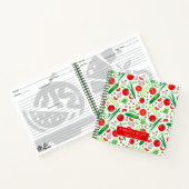 Personalisiertes Pflanzenmuster-Rezept-Notebook Notizblock (Innenseite)