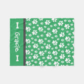 Personalisiertes Pflaster-Druckkopf-Fleece Fleecedecke (Vorderseite (Horizontal))