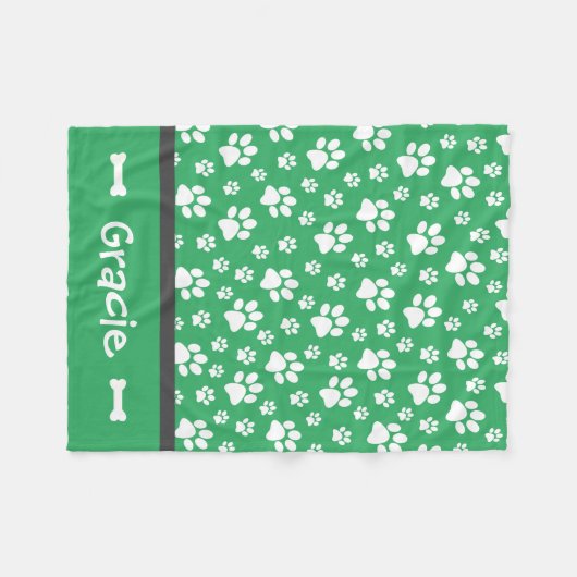 Personalisiertes Pflaster-Druckkopf-Fleece Fleecedecke (Vorderseite (Horizontal))