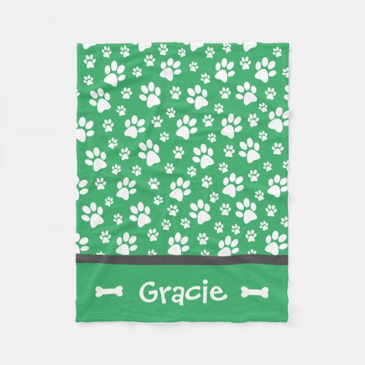 Personalisiertes Pflaster-Druckkopf-Fleece Fleecedecke (Vorderseite)