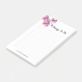 Personalisiertes Pflaumenorchid Post-it Klebezettel (angewinkelt)