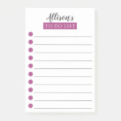 Personalisiertes Pflaumenverzeichnis Post-it Klebezettel (Vorderseite)