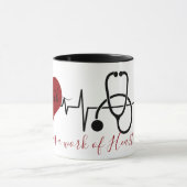 Personalisiertes Pflegen Tasse (Zentrum)