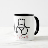 Personalisiertes Pflegen Tasse (VorderseiteRechts)