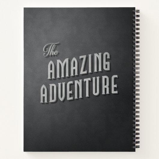 Personalisiertes Phantastisches Adventure Travel J Notizblock (Rückseite)