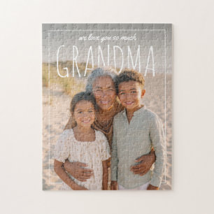 Personalisiertes PhotoPop Wir lieben dich so sehr  Puzzle