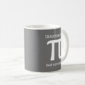Personalisiertes Pi Symbol, Math Lover Coffee Tass Kaffeetasse (VorderseiteRechts)
