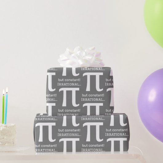 Personalisiertes Pi Symbol, Math Lover Geschenkpapier (Partygeschenke)