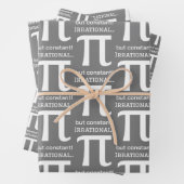 Personalisiertes Pi Symbol, Math Lover Geschenkpapier Set (Beispiel)