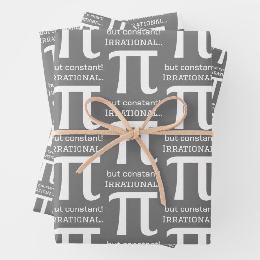 Personalisiertes Pi Symbol, Math Lover Geschenkpapier Set (Beispiel)