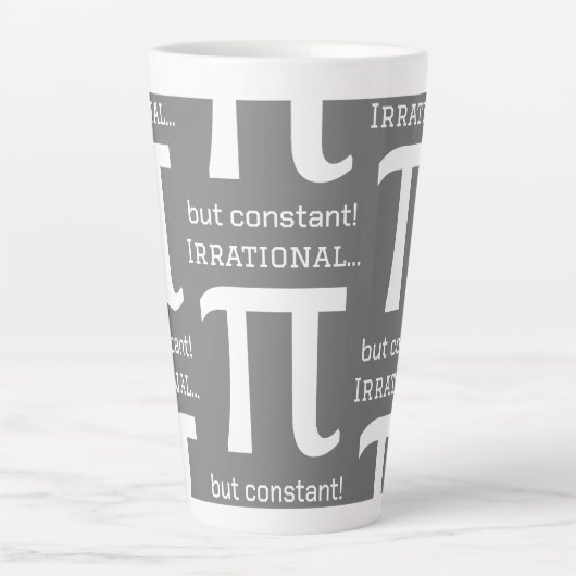 Personalisiertes Pi Symbol, Math Lover Milchtasse (Vorderseite)