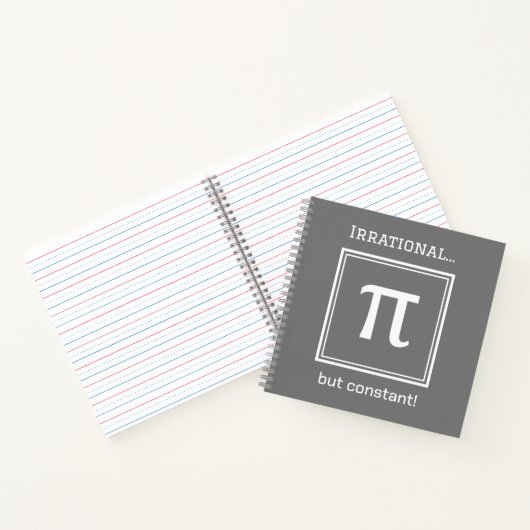 Personalisiertes Pi Symbol, Math Lover Notebook Notizblock (Innenseite)