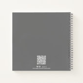 Personalisiertes Pi Symbol, Math Lover Notebook Notizblock (Rückseite)