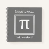 Personalisiertes Pi Symbol, Math Lover Notebook Notizblock (Vorderseite)