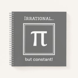 Personalisiertes Pi Symbol, Math Lover Notebook Notizblock