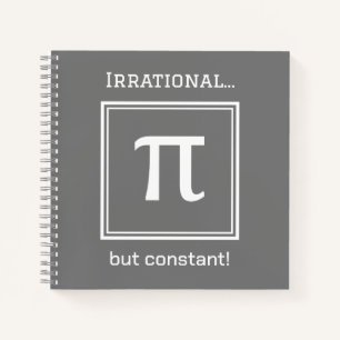 Personalisiertes Pi Symbol, Math Lover Notebook Notizblock