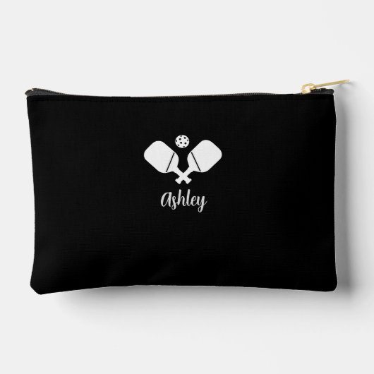 Personalisiertes Pickleball-Geschenk Benutzerdefin Zubehörtasche (Rückseite)