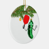 personalisiertes Pickleball Keramik Ornament (Rechts)