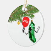 personalisiertes Pickleball Keramik Ornament (Links)